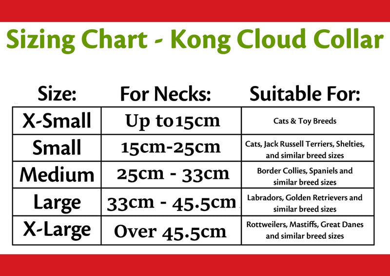 Kong Cloud Recovery Collar X-small 