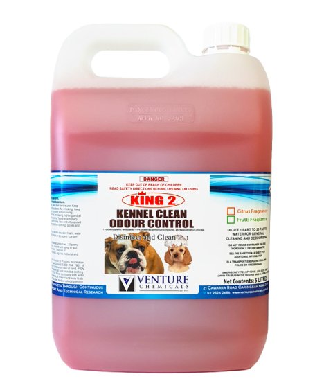 King Kennel Clean Disinfectant Odour Control 5 Ltr * Click & Collect Or Local Delivery*