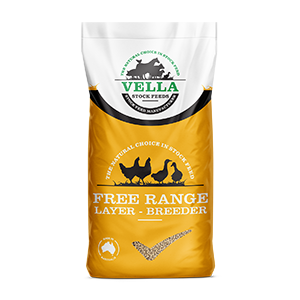 Vella Chicken Free Range Layer Pellets 20kg * Click & Collect Or Local Delivery Only *