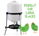 Bainbridge Poultry Plastic Tripod Drinker With Metal Legs 30 Litre