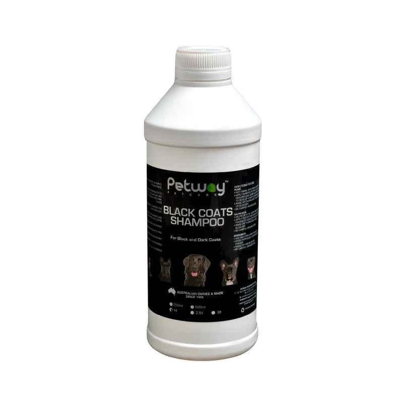 Petway Black Coat Dog Shampoo 1 Ltr