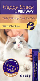 Feliway Cat Calming Treat Happy Snack 15g 6's