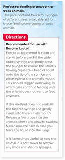 Beaphar Lactol Pet Feeding Syringes 2 Pack