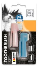 M-pets Finger Toothbrush Set For Dogs