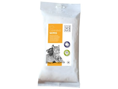 M-pets Cleaning Wipes For Dogs & Cats 15x20cm 40 Pack