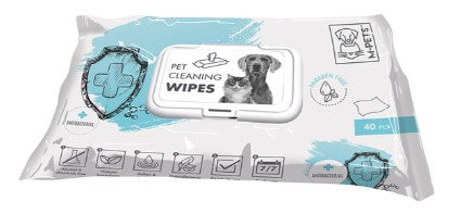 M-pets Cleaning Wipes For Dogs & Cats 15x20cm 80 Pack