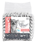 M-pets Dog Diapers Female Xs 10 Pack