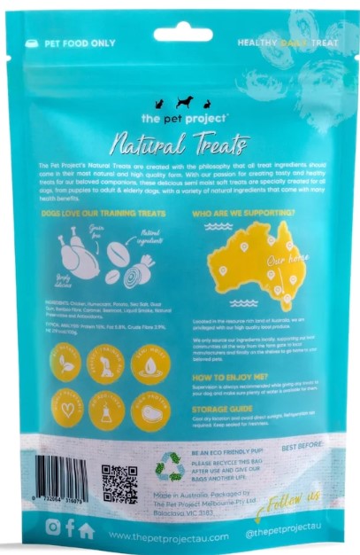 The Pet Project Dog Training Treat Chicken 180g