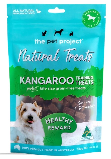 The Pet Project Dog Training Treat Kangaroo 180g