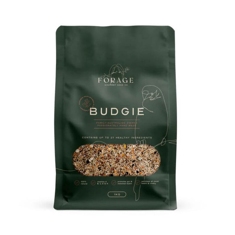 Forage Gourmet Bird Seed Budgie 1kg