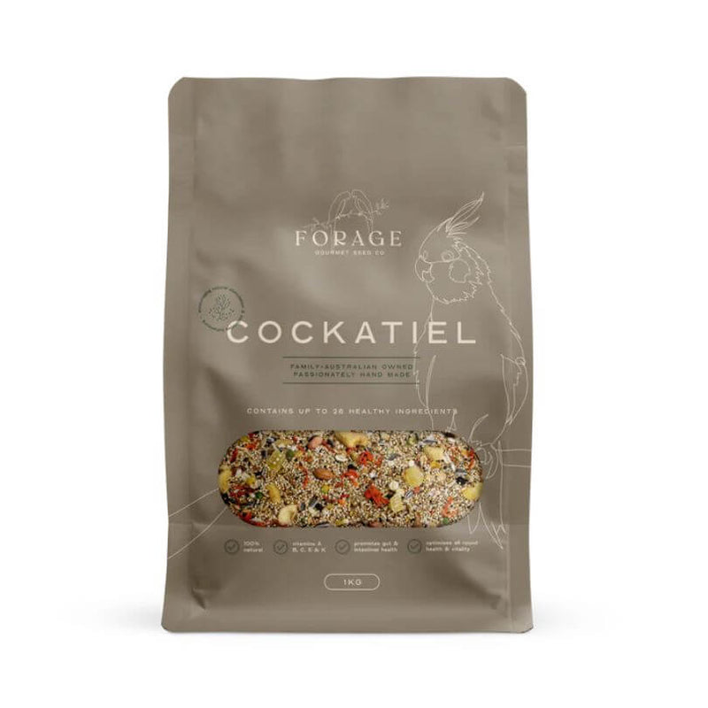 Forage Gourmet Bird Seed Cockatiel 1kg