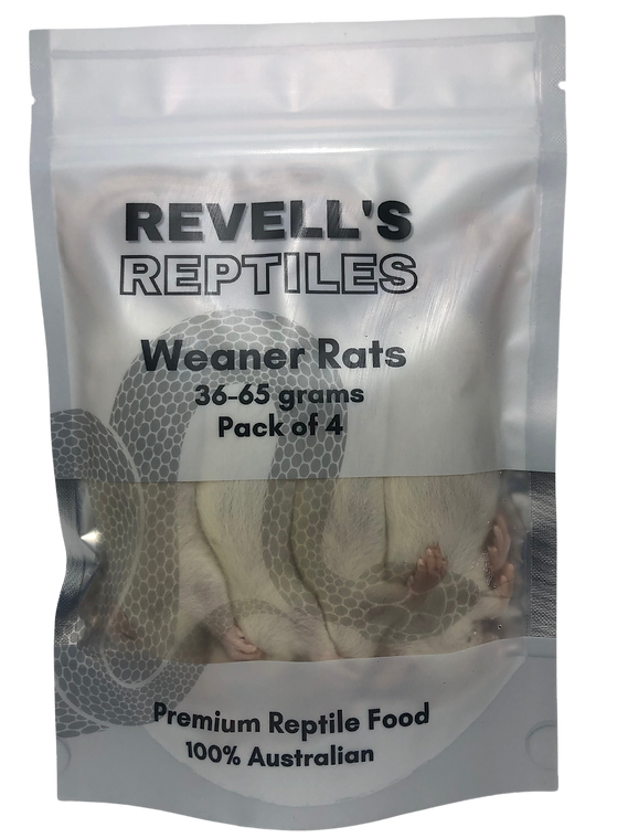 Revell's Weaner Rats 4pk Frozen