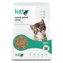 Kitter Wood Pellet Cat Litter 15kg