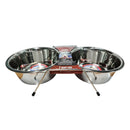 Loving Pets 2qt Double Diner 2x1900ml Stainless Steel