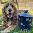 Loving Pets Bella Bowl Treat Canister Espresso