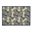 Loving Pets Bella Fashion Mats Denim - Bones - One Size