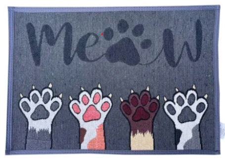 Loving Pets Foot & Water Fashion Mat For Cat Meow