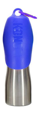 Kong H2o Stainless Steel Dog Travel Water Bottle 740ml Blue