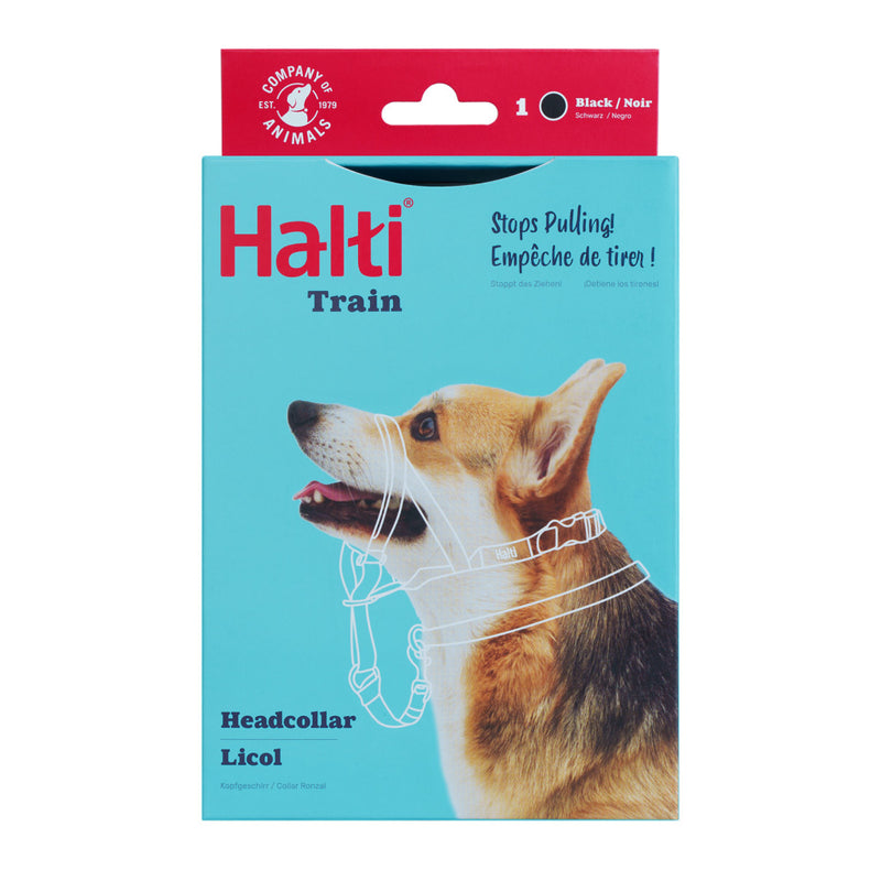 Halti Headcollar Black By Company Of Animal Size 1