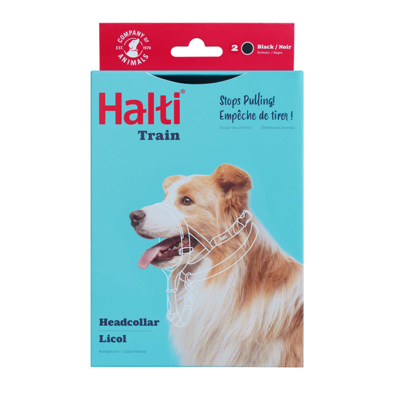 Halti Headcollar Black By Company Of Animal Size 2
