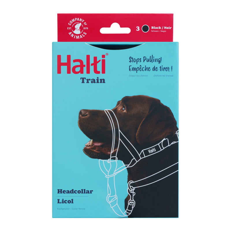 Halti Headcollar Black By Company Of Animal Size 3