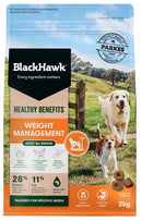 Black Hawk Healthy Benefits Adult Weight Management Dry Dog Food 2kg