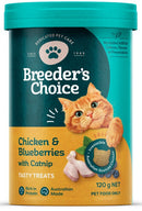 Breeder's Choice Cat Treats Chicken With Blueberries 120g