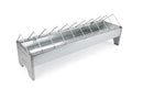 Bainbridge Feed Trough Chickens Galvanised 50cm