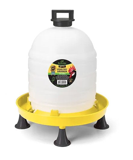 Bainbridge Supreme Top Fill Poultry Drinker - 15 Litre With Legs