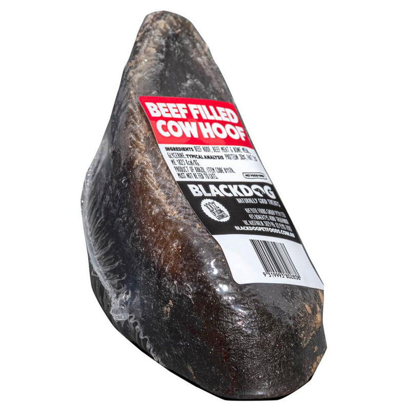 Blackdog Cow Hoof Filled Dog Treat Beef