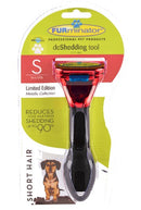 Furminator Short Hair Small Dog Deshedding Tool Metallic Red