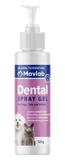 Mavlab Dental Spray Gel For Dogs, Cats & Horses 125g