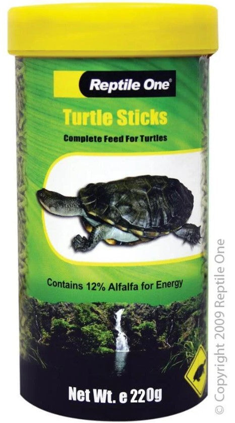 Reptile One Turtle Stick Food 220g