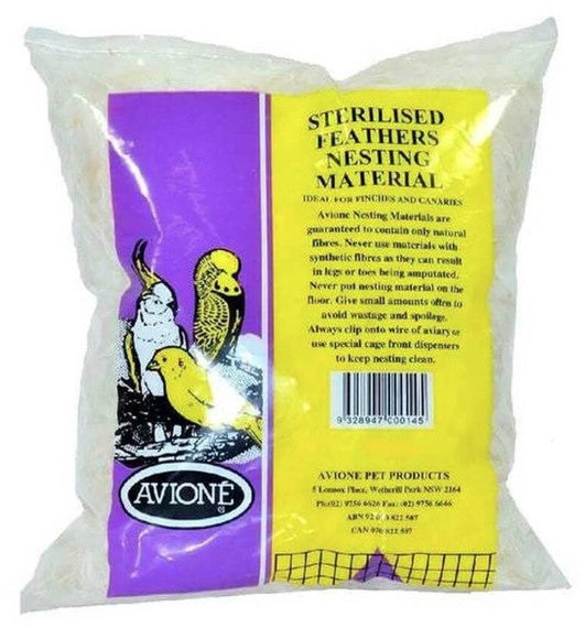 Avione Sterilised Feathers Nesting Material 40g