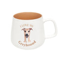 Splosh Ceramic Mug I Love My Greyhound