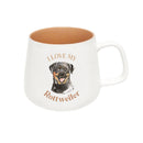 Splosh Ceramic Mug I Love My Rottweiler