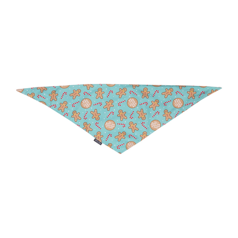 Splosh Dog Bandana Christmas Gingerbread Design