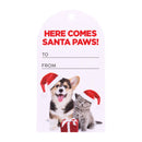 Splosh Christmas Gift Tags Set Of 6 Santa Paws