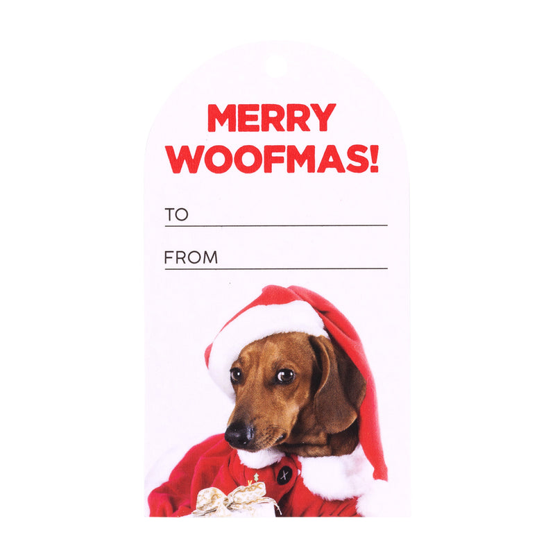 Splosh Christmas Gift Tags Set Of 6 Woofmas