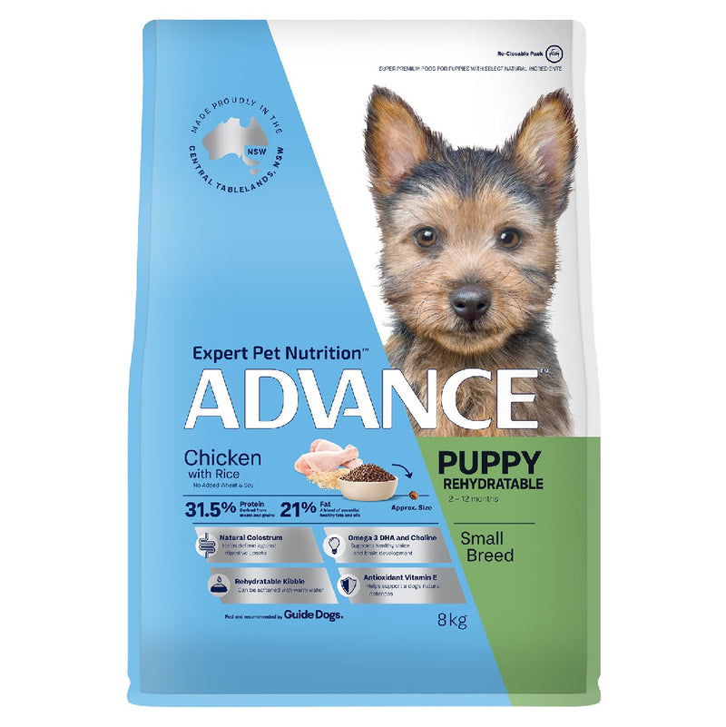 Advance Puppy Rehydratable Toy & Small Breed Chicken With Rice 8kg