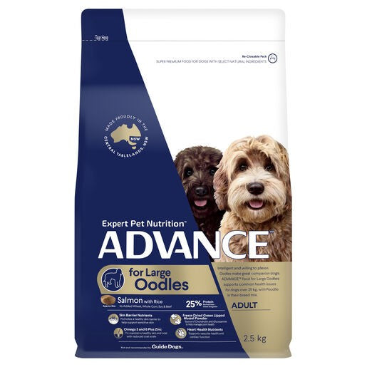 Advance Dog Food For Large Oodles Salmon With Rice 2.5kg