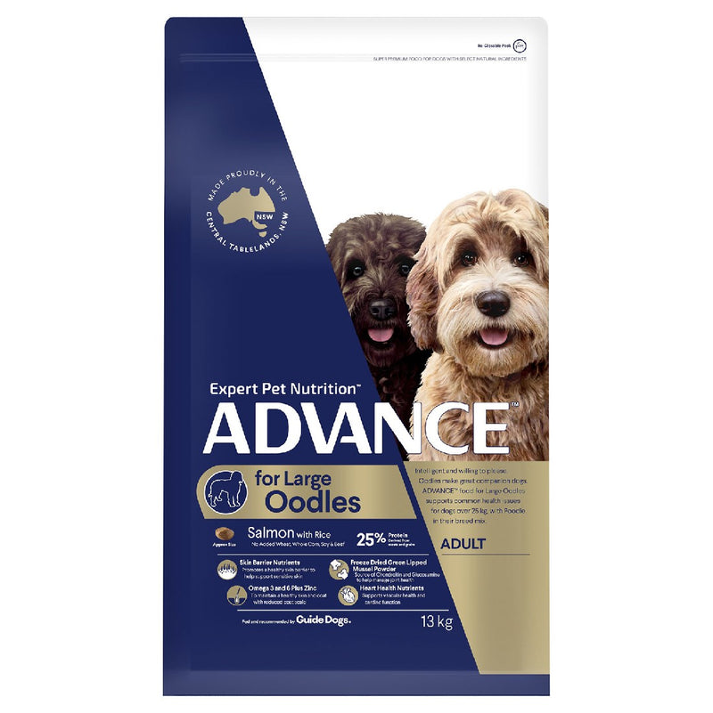 Advance Dog Food For Large Oodles Salmon With Rice 13kg