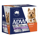 Advance Dog Trays Wet Food Adult All Breed Turkey 12 X 100g