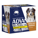 Advance Dog Trays Wet Food Healthy Ageing Chicken With Rice 12 X 100g