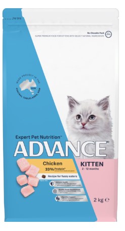 Advance Kitten Dry Food Chicken 2kg 