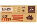 Big Dog Barf Beef Raw Dog Food Frozen 3kg