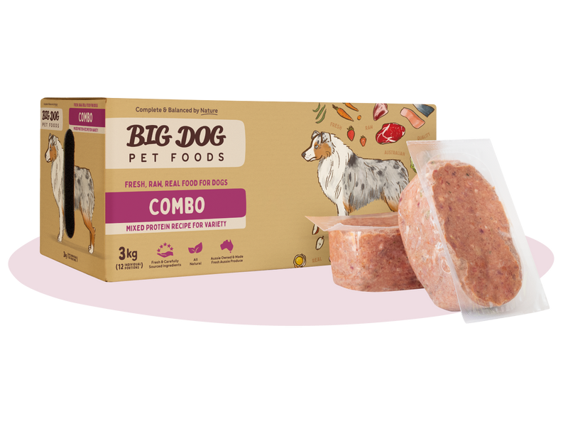 Big Dog Barf Combo Raw Dog Food Frozen 3kg