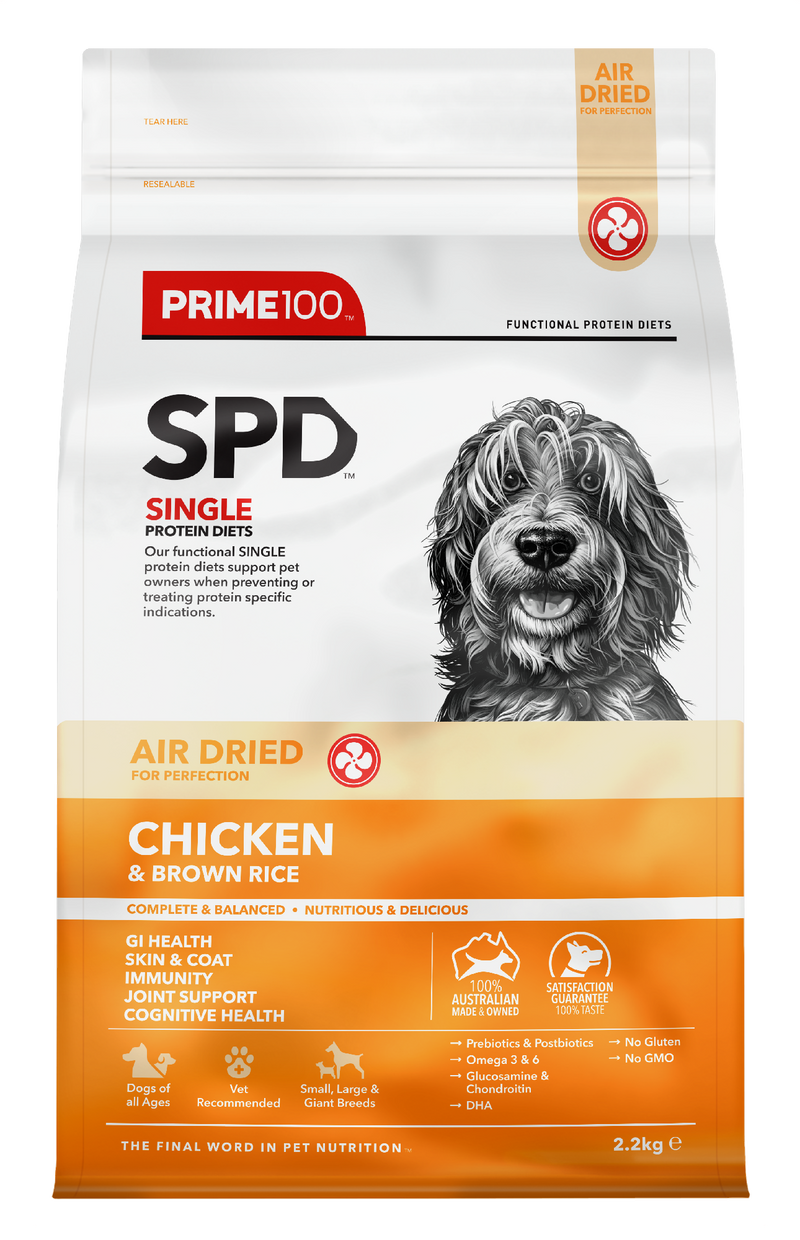 Prime 100 Spd™ Air Dried Chicken & Brown Rice 2.2kg