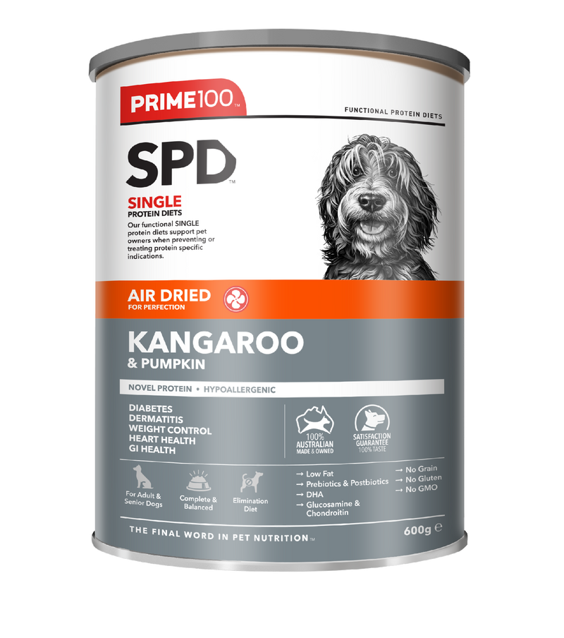 Prime 100 Spd™ Air Dried Kangaroo & Pumpkin 600g