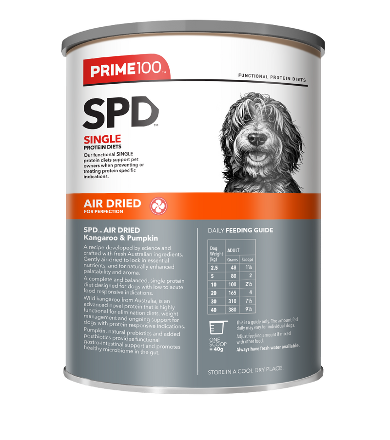 Prime 100 Spd™ Air Dried Kangaroo & Pumpkin 600g